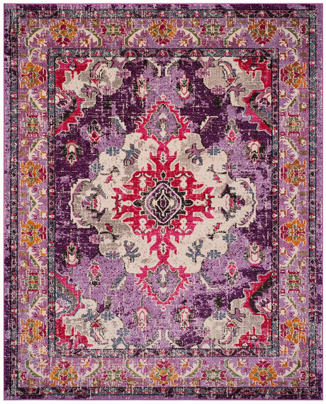 Safavieh Monaco Mnc243P Violet / Fuchsia Rugs.