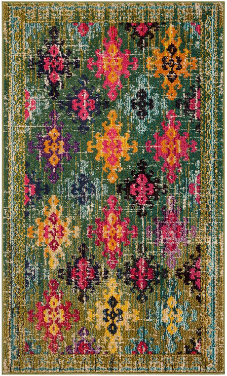 Safavieh Monaco Mnc244G Green / Multi Rugs.