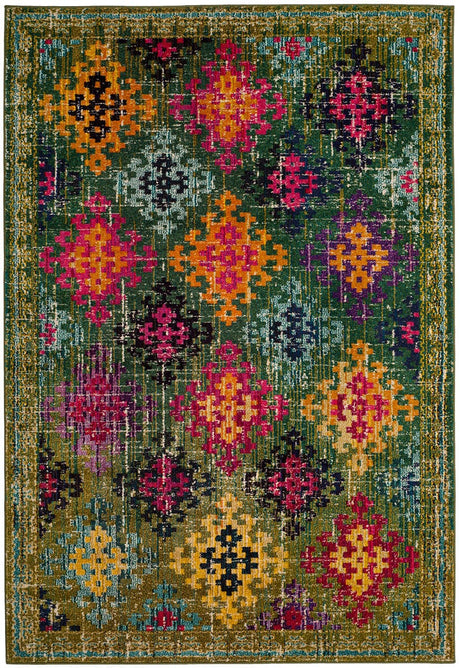 Safavieh Monaco Mnc244G Green / Multi Rugs.