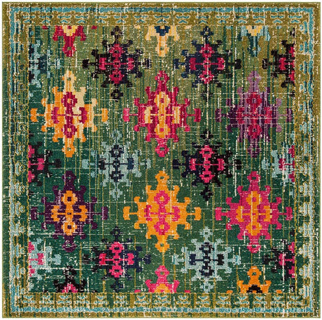 Safavieh Monaco Mnc244G Green / Multi Rugs.
