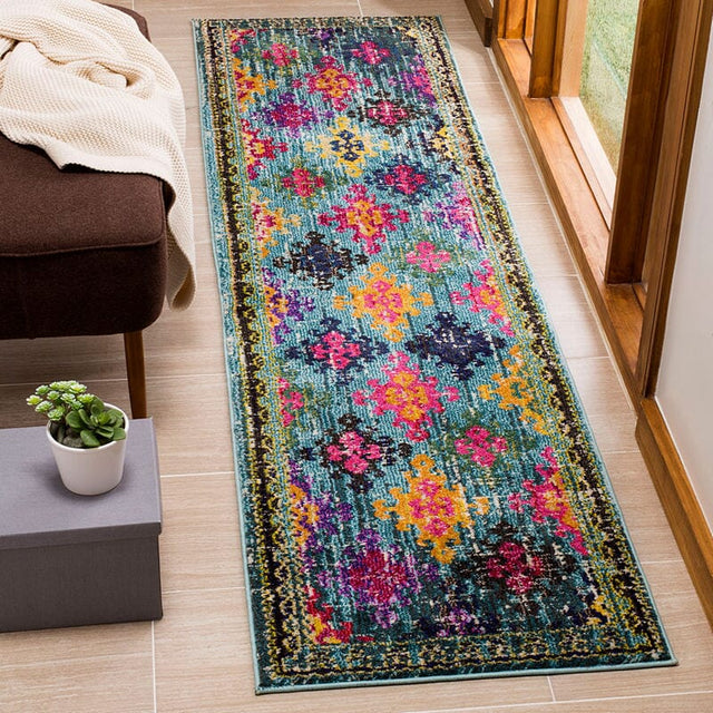 Safavieh Monaco Mnc244N Blue / Multi Rugs.