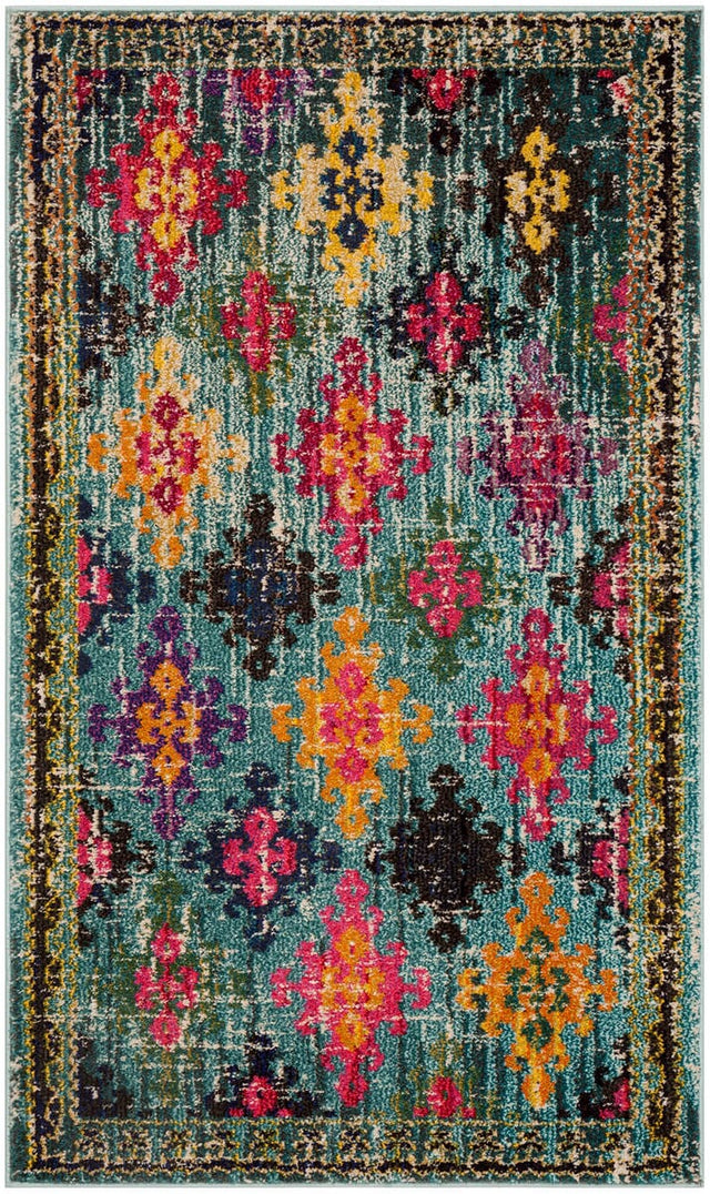 Safavieh Monaco Mnc244N Blue / Multi Rugs.