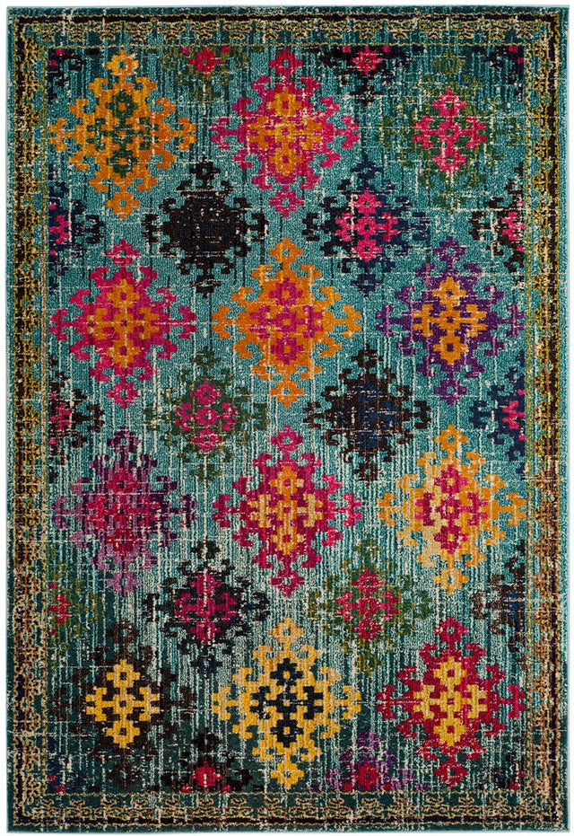 Safavieh Monaco Mnc244N Blue / Multi Rugs.