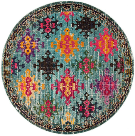 Safavieh Monaco Mnc244N Blue / Multi Rugs.