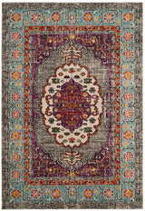 Safavieh Monaco Mnc246L Violet / Light Blue Rugs.