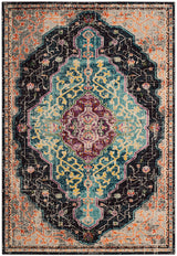 Safavieh Monaco Mnc249Z Black / Blue Rugs.