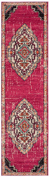 Safavieh Monaco Mnc254D Pink / Multi Area Rug