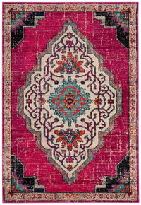 Safavieh Monaco Mnc254D Pink / Multi Area Rug