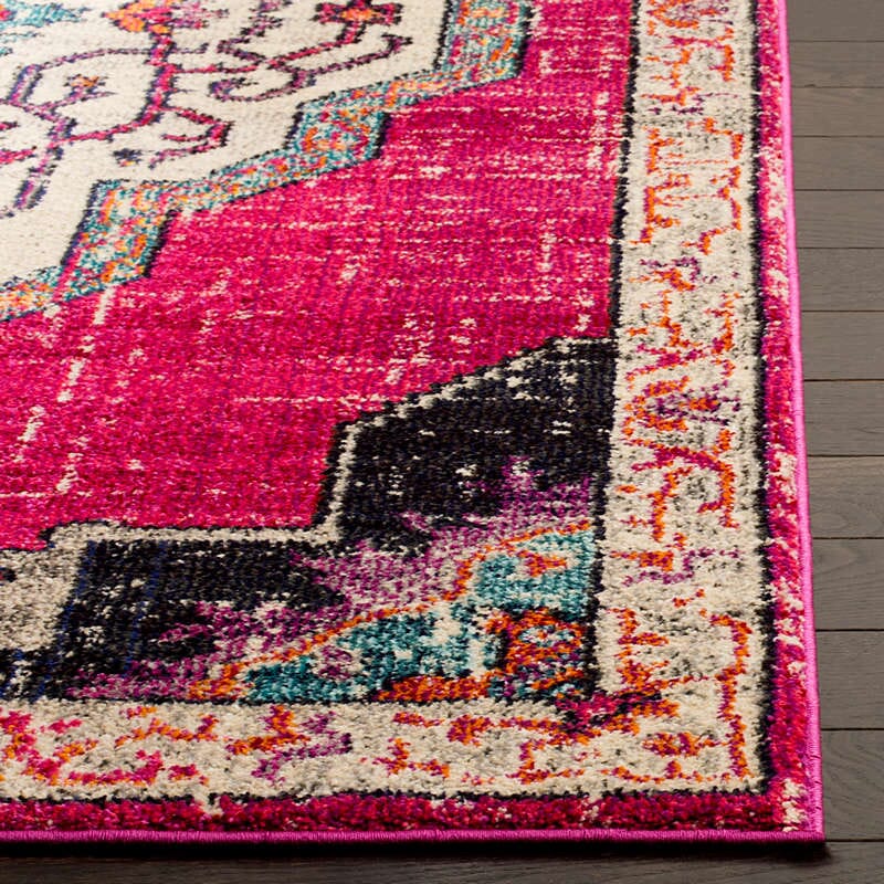 Safavieh Monaco Mnc254D Pink / Multi Area Rug