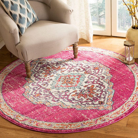 Safavieh Monaco Mnc254D Pink / Multi Rugs.