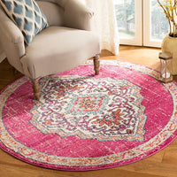 Safavieh Monaco Mnc254D Pink / Multi Area Rug