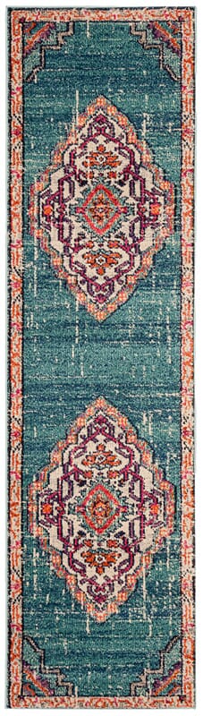 Safavieh Monaco Mnc254J Blue / Multi Area Rug