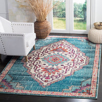 Safavieh Monaco Mnc254J Blue / Multi Area Rug