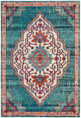 Safavieh Monaco Mnc254J Blue / Multi Rugs.
