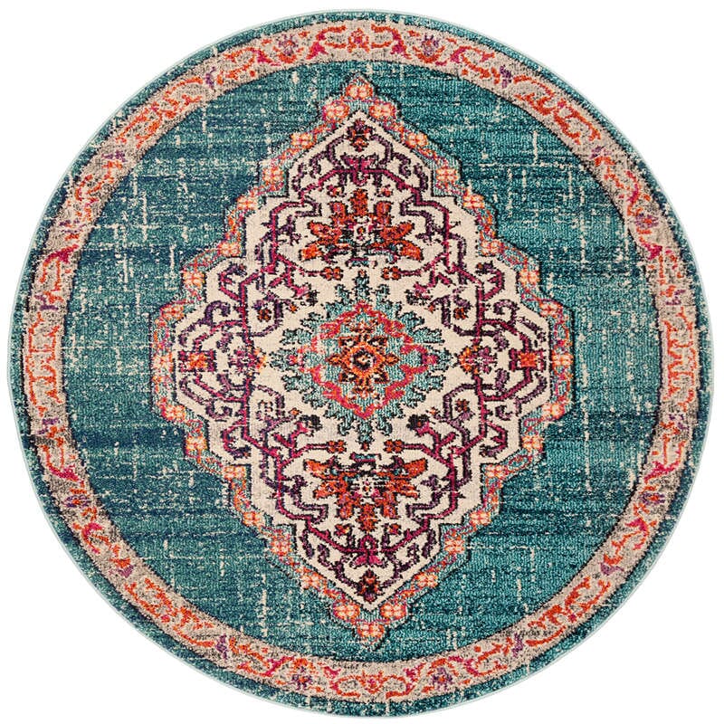 Safavieh Monaco Mnc254J Blue / Multi Area Rug