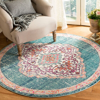 Safavieh Monaco Mnc254J Blue / Multi Area Rug