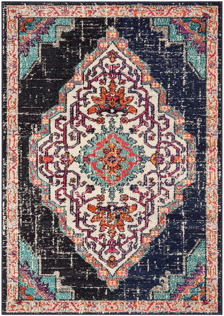 Safavieh Monaco Mnc254Z Black / Blue Rugs.