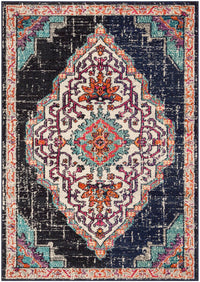 Safavieh Monaco Mnc254Z Black / Blue Area Rug