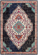 Safavieh Monaco Mnc254Z Black / Blue Rugs.