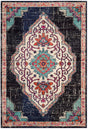 Safavieh Monaco Mnc254Z Black / Blue Rugs.