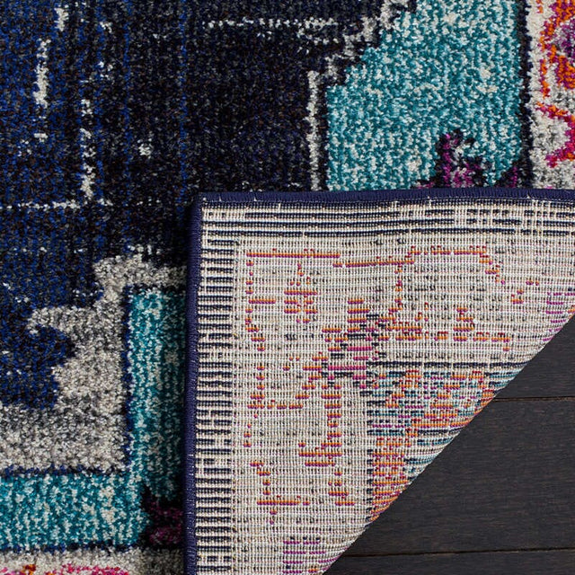 Safavieh Monaco Mnc254Z Black / Blue Rugs.
