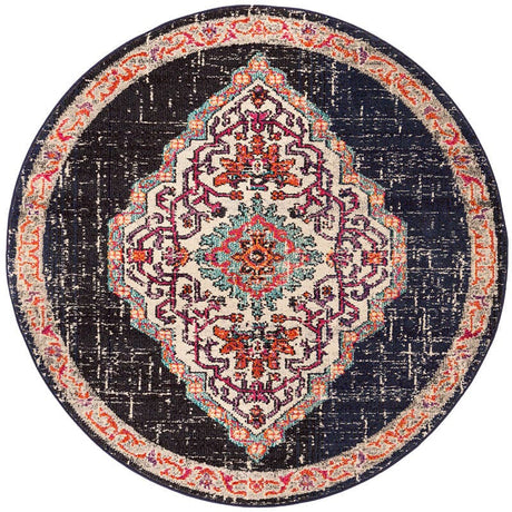 Safavieh Monaco Mnc254Z Black / Blue Rugs.