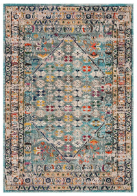 Safavieh Monaco Mnc255M Blue / Light Grey Area Rug