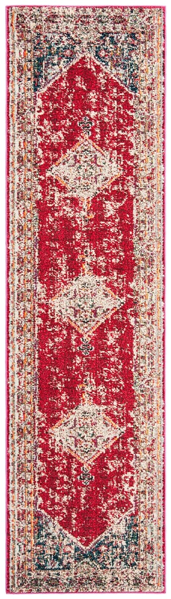 Safavieh Monaco Mnc257A Ivory / Red Area Rug