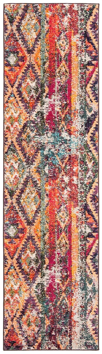 Safavieh Monaco Mnc264V Purple / Orange Rugs.