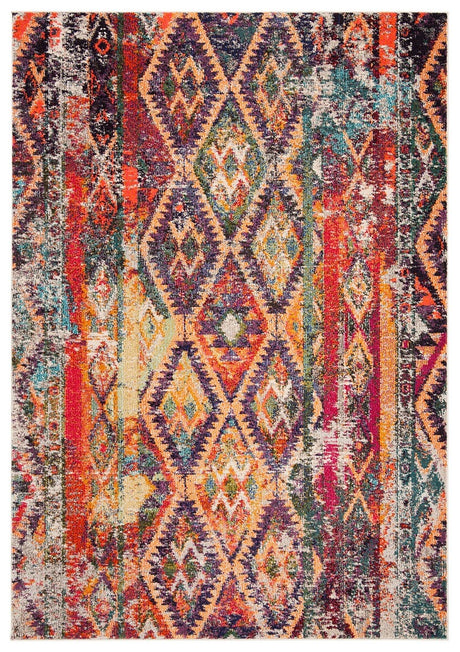 Safavieh Monaco Mnc264V Purple / Orange Rugs.