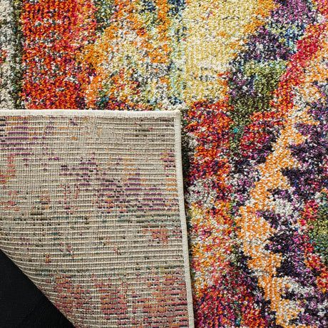 Safavieh Monaco Mnc264V Purple / Orange Rugs.