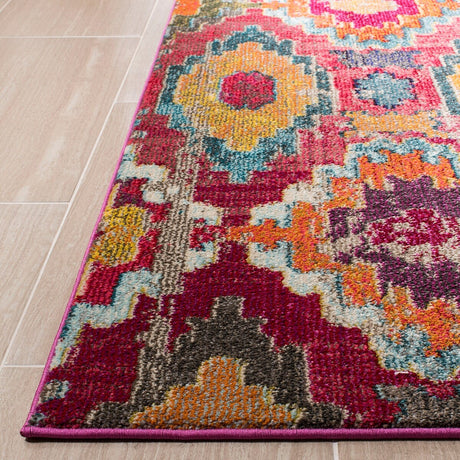 Safavieh Monaco Mnc265Q Red / Blue Rugs.