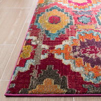 Safavieh Monaco Mnc265Q Red / Blue Bohemian Area Rug