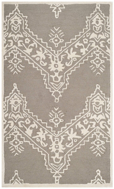 Safavieh Manchester Mnh523A Grey / Ivory Rugs.