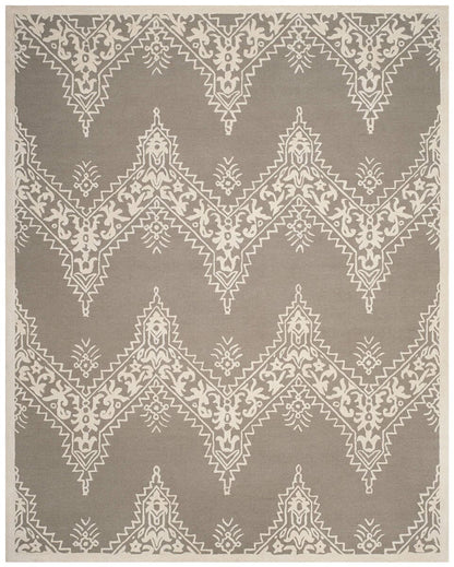 Safavieh Manchester Mnh523A Grey / Ivory Damask Area Rug