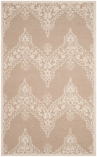 Safavieh Manchester Mnh523B Beige / Ivory Damask Area Rug