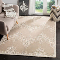 Safavieh Manchester Mnh523B Beige / Ivory Damask Area Rug