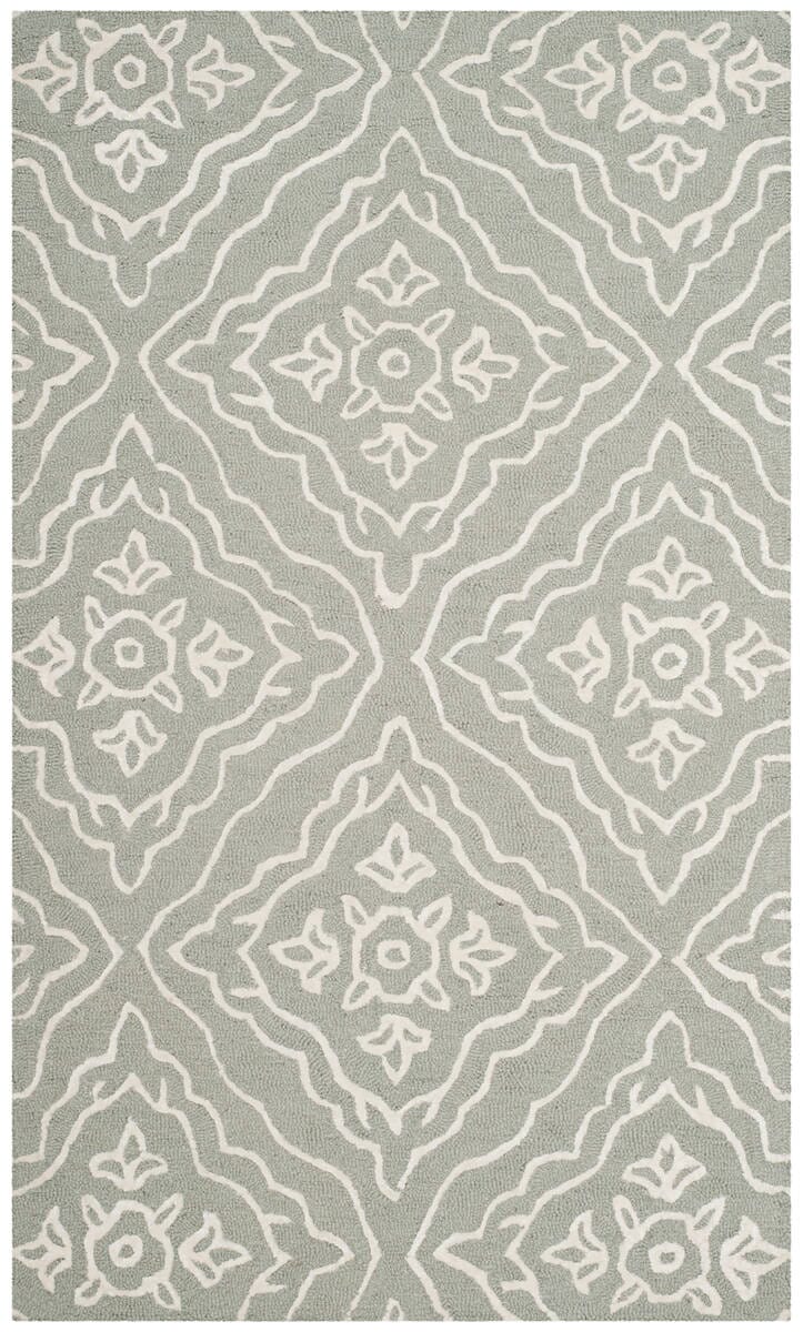 Safavieh Manchester Mnh524A Slate / Ivory Rugs.