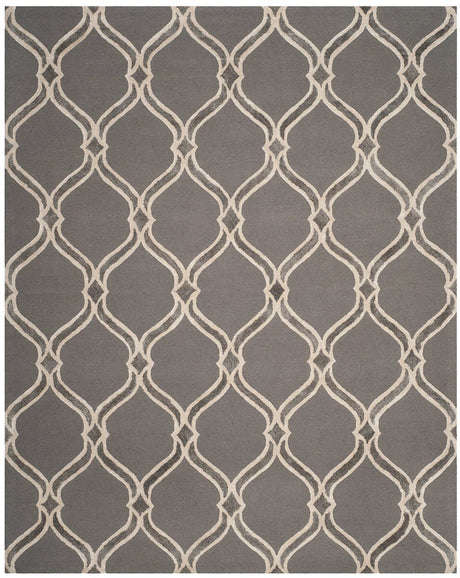 Safavieh Manchester Mnh540A Dark Grey / Ivory Rugs.