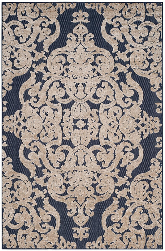 Safavieh Monroe Mnr152B Navy Area Rug