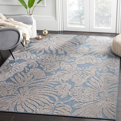 Safavieh Monroe Mnr155A Blue Floral / Country Area Rug