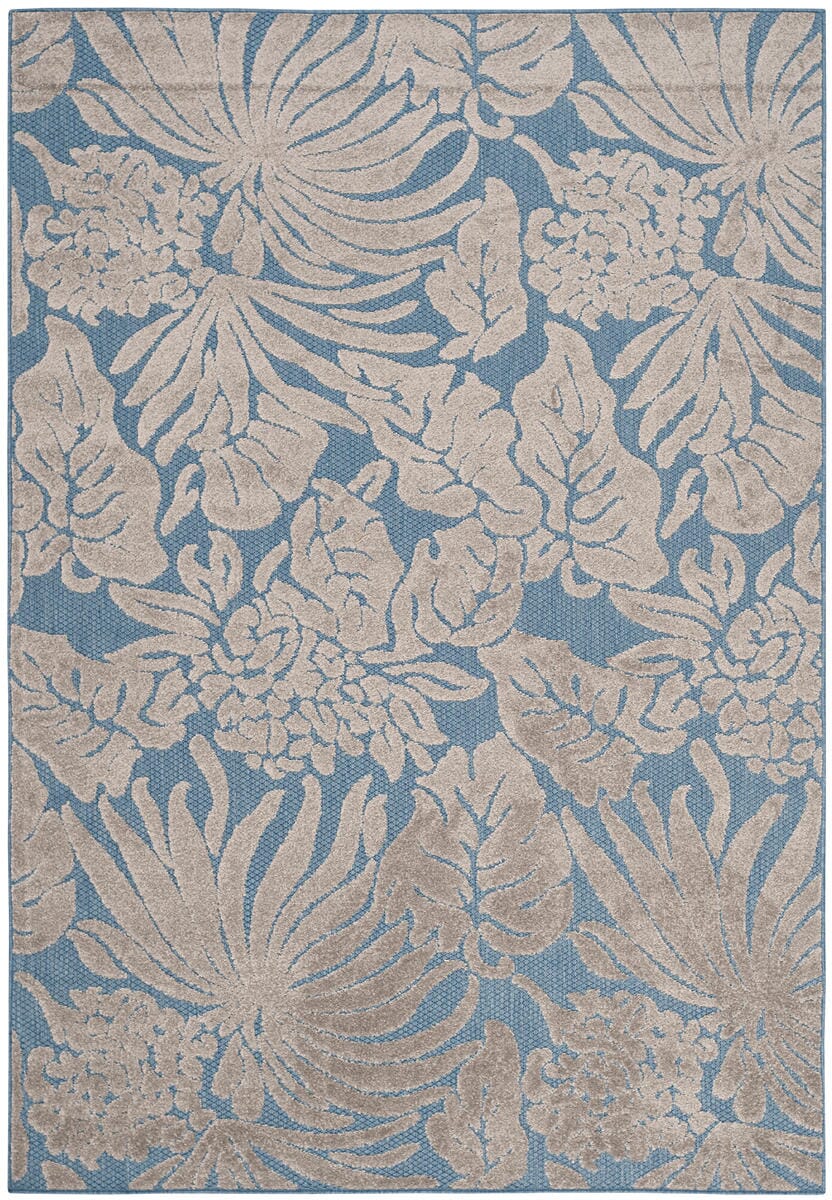 Safavieh Monroe Mnr155A Blue Floral / Country Area Rug