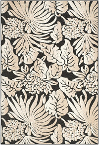 Safavieh Monroe Mnr155C Black Floral / Country Area Rug