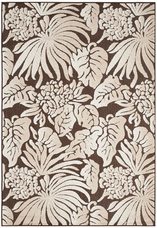 Safavieh Monroe Mnr155D Brown Floral / Country Area Rug