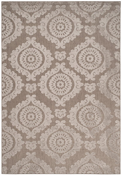 Safavieh Monroe Mnr158T Taupe Damask Area Rug