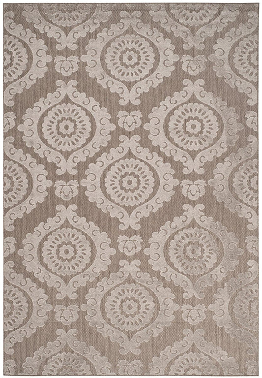 Safavieh Monroe Mnr158T Taupe Damask Area Rug