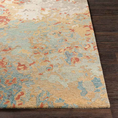 Surya Modern Nouveau Mnv-1000 Khaki, Charcoal, Taupe, Tan, Aqua Organic / Abstract Area Rug