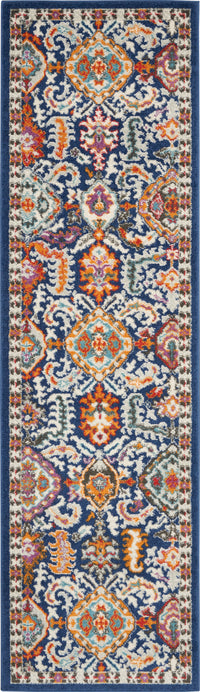 Nourison Passion Psn32 Blue/Multicolor Area Rug