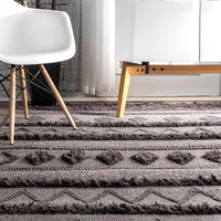 Nuloom Durden Ndu3294C Gray Area Rug