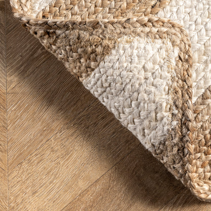 Nuloom Edna Chevron Ned3516A Natural Area Rug